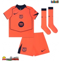 Camisa de Futebol Barcelona Robert Lewandowski #9 Equipamento Alternativo Infantil 2025-26 Manga Curta (+ Calças curtas)
